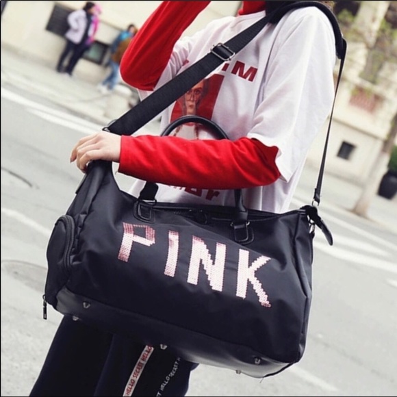 Bags Jumbo Oversize PInk Large Overnight Bag Purse - Picture 7 of 7